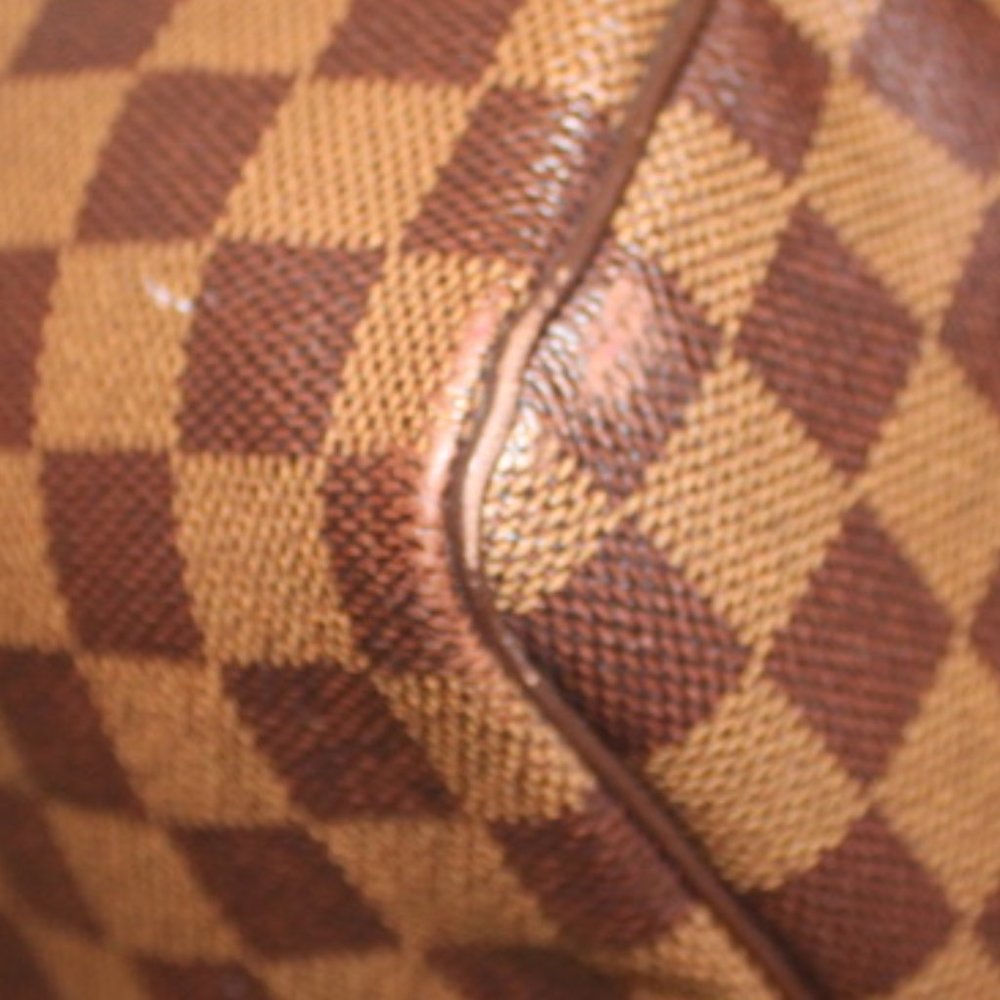 Louis Vuitton Brown Checkered Satchel - Picture 13 of 16